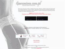 Tablet Screenshot of garsoniera.com.pl