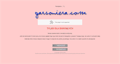 Desktop Screenshot of garsoniera.com